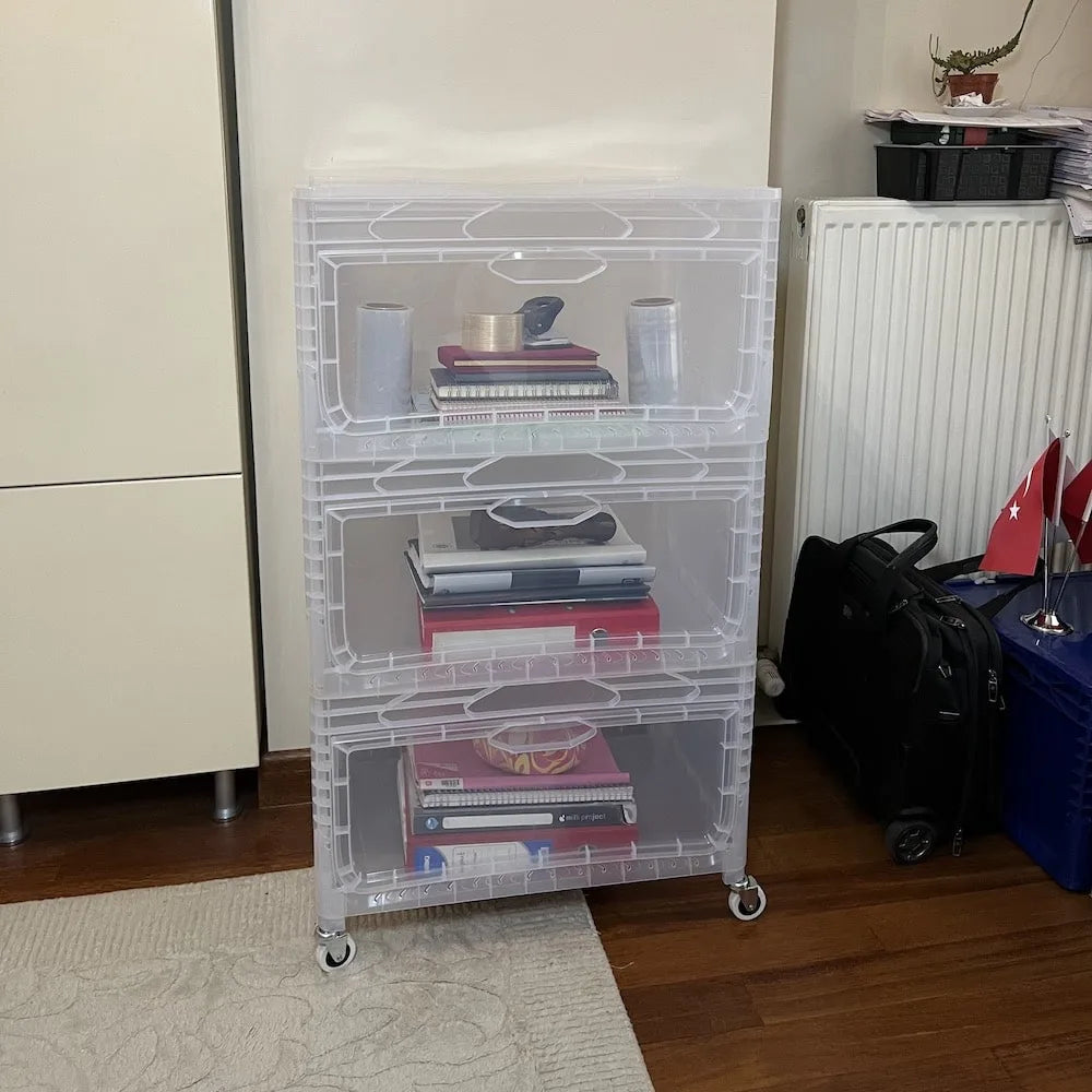 XL Tekerlekli Dolap 3R