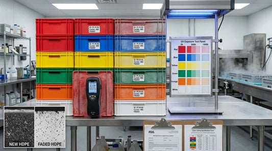 Gıda Uyumlu (FDA) Boyalarla Üretilmiş Renk Kodlu Fırın Kutularında UV ve Yıkama Kaynaklı Renk Solması