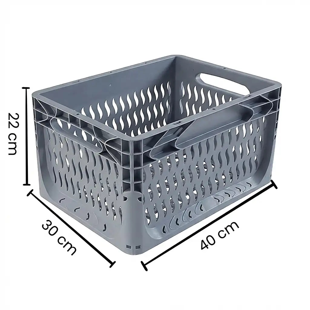 Delikli Plastik Kasa 40x30x22 cm