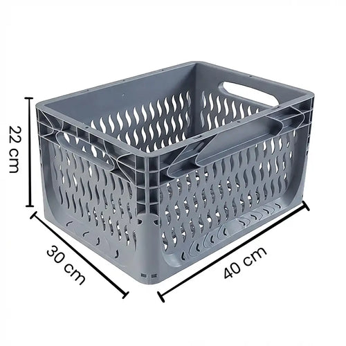 Delikli Plastik Kasa 40x30x22 cm