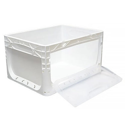 Yandan Kapaklı Plastik Kasa 40x30x22 cm