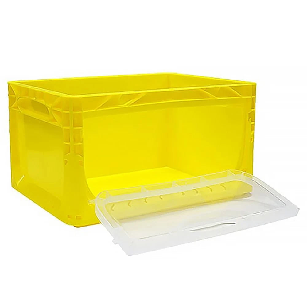 Yandan Kapaklı Plastik Kasa 40x30x22 cm