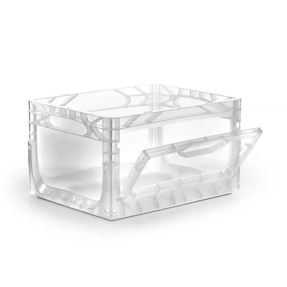 Yandan Kapaklı Plastik Kasa 40x30x22 cm