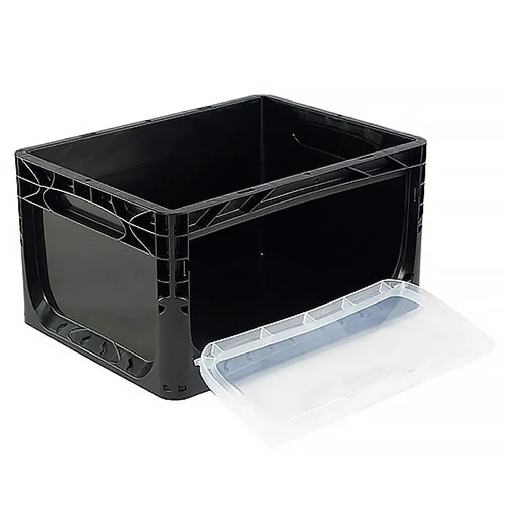 Yandan Kapaklı Plastik Kasa 40x30x22 cm