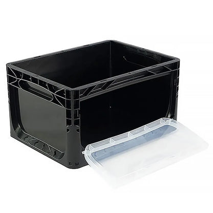 Yandan Kapaklı Plastik Kasa 40x30x22 cm