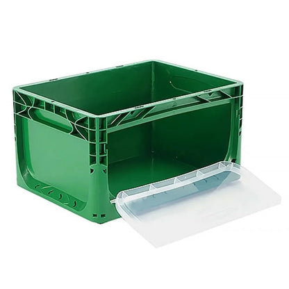 Yandan Kapaklı Plastik Kasa 40x30x22 cm