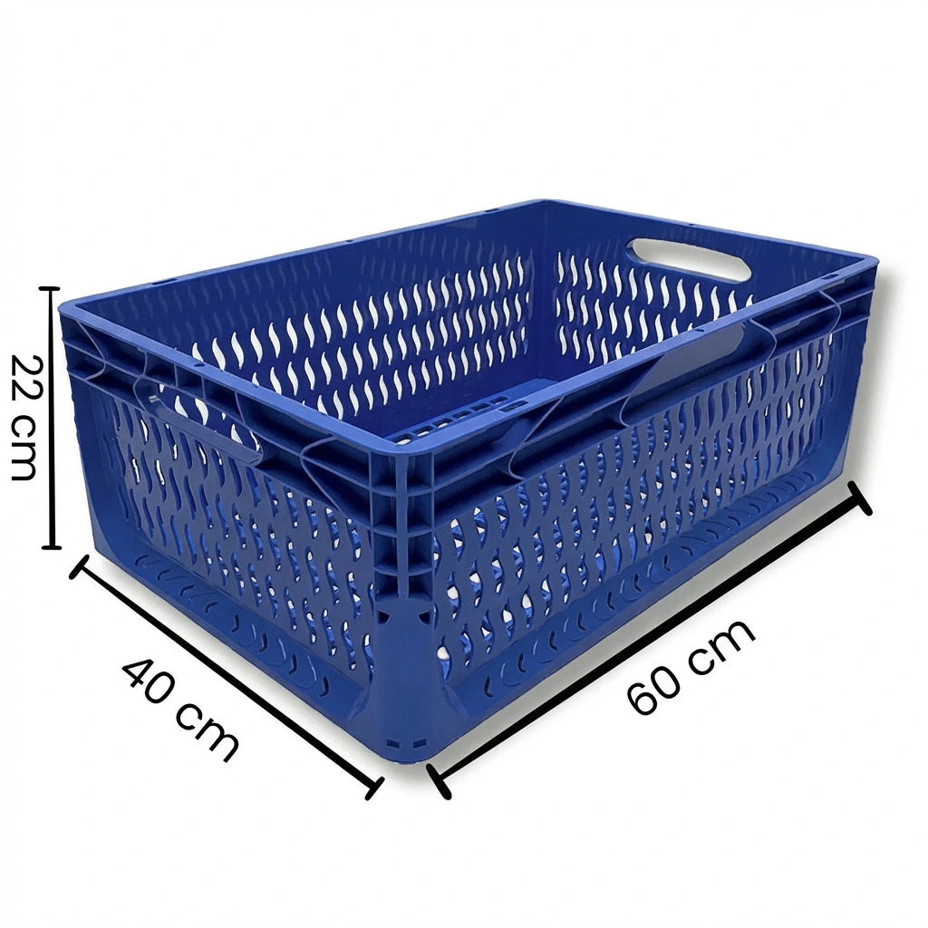 Delikli Plastik Kasa 60x40x22 cm