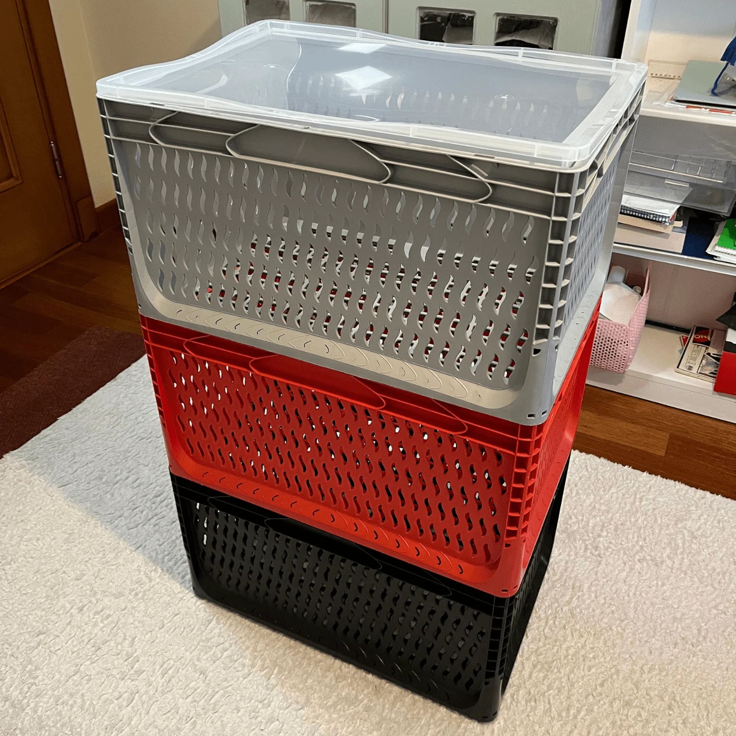 Delikli Plastik Kasa 60x40x32 cm