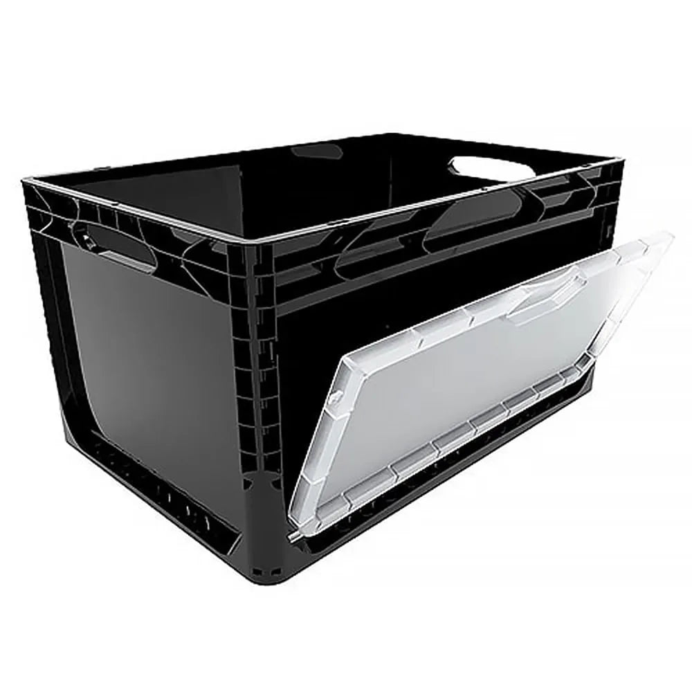 Yandan Kapaklı Plastik Kasa 60x40x32 cm