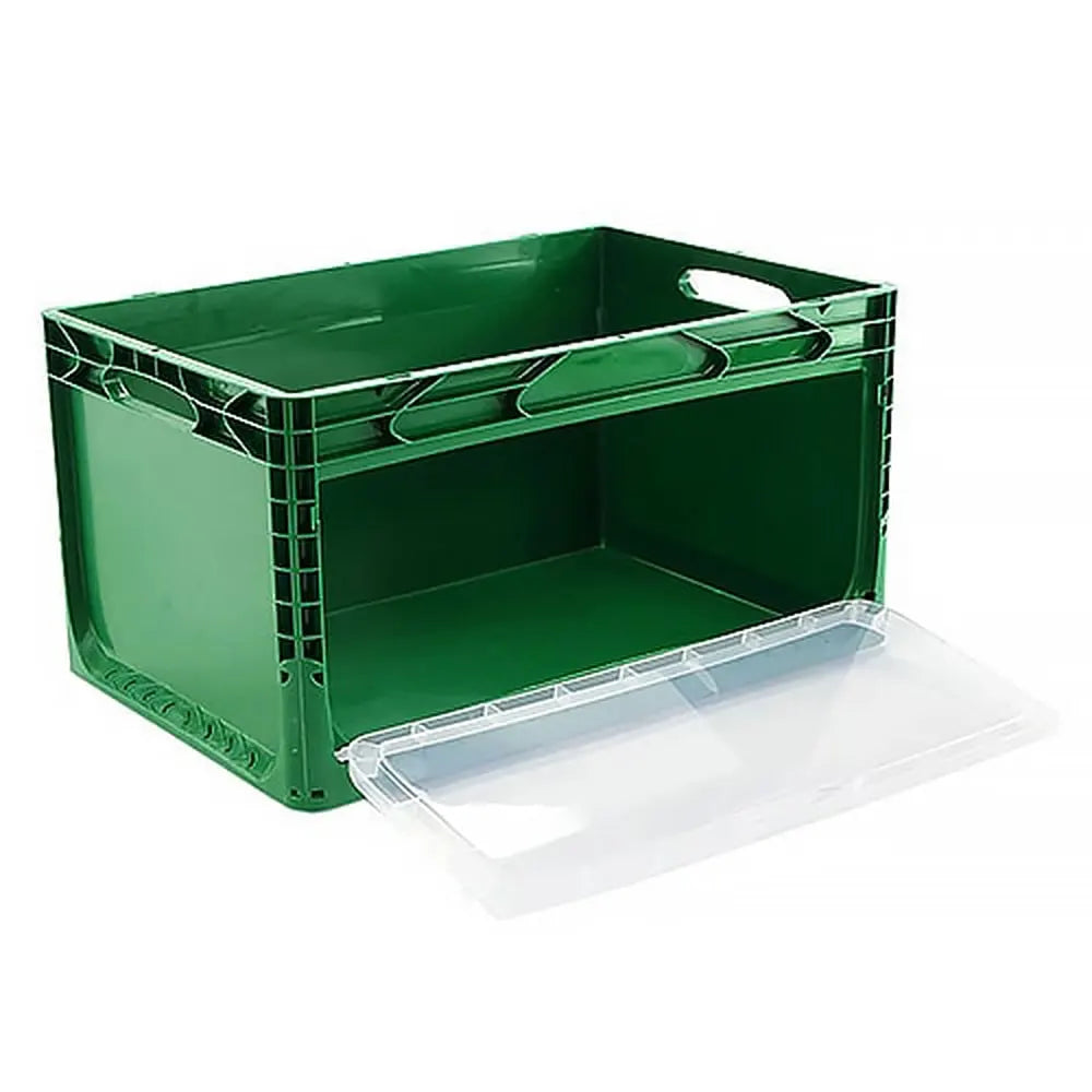 Yandan Kapaklı Plastik Kasa 60x40x32 cm