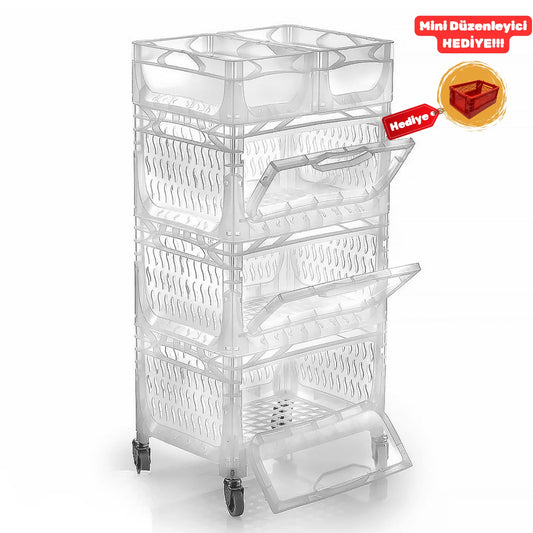 Tekerlekli Dolap Delikli 3RD