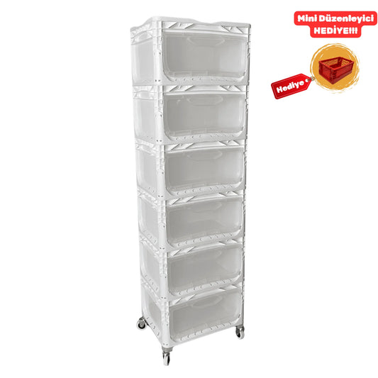 Tekerlekli Dolap 6R