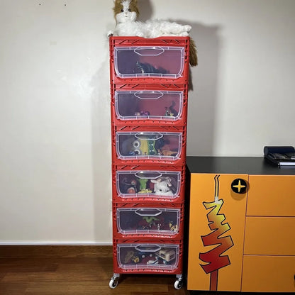 Yandan Kapaklı Plastik Kasa 40x30x22 cm