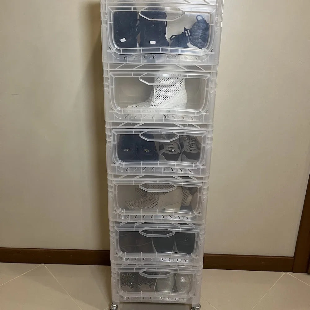 Yandan Kapaklı Plastik Kasa 40x30x22 cm