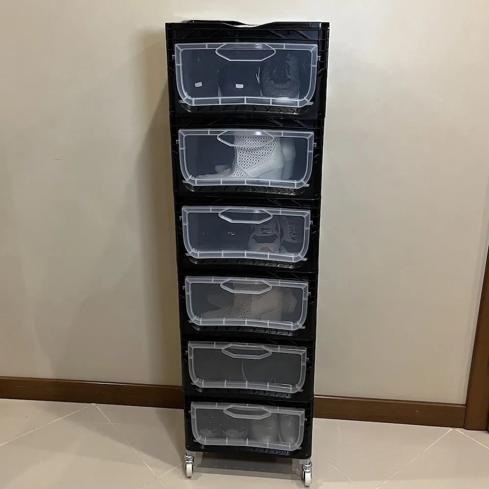 Yandan Kapaklı Plastik Kasa 40x30x22 cm