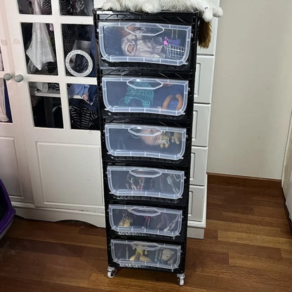 Yandan Kapaklı Plastik Kasa 40x30x22 cm