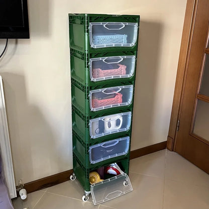 Yandan Kapaklı Plastik Kasa 40x30x22 cm