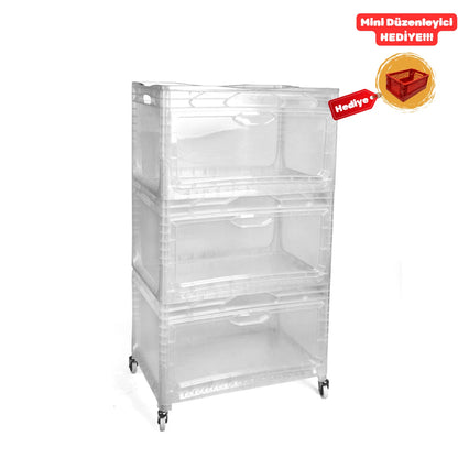 XL Tekerlekli Dolap 3R