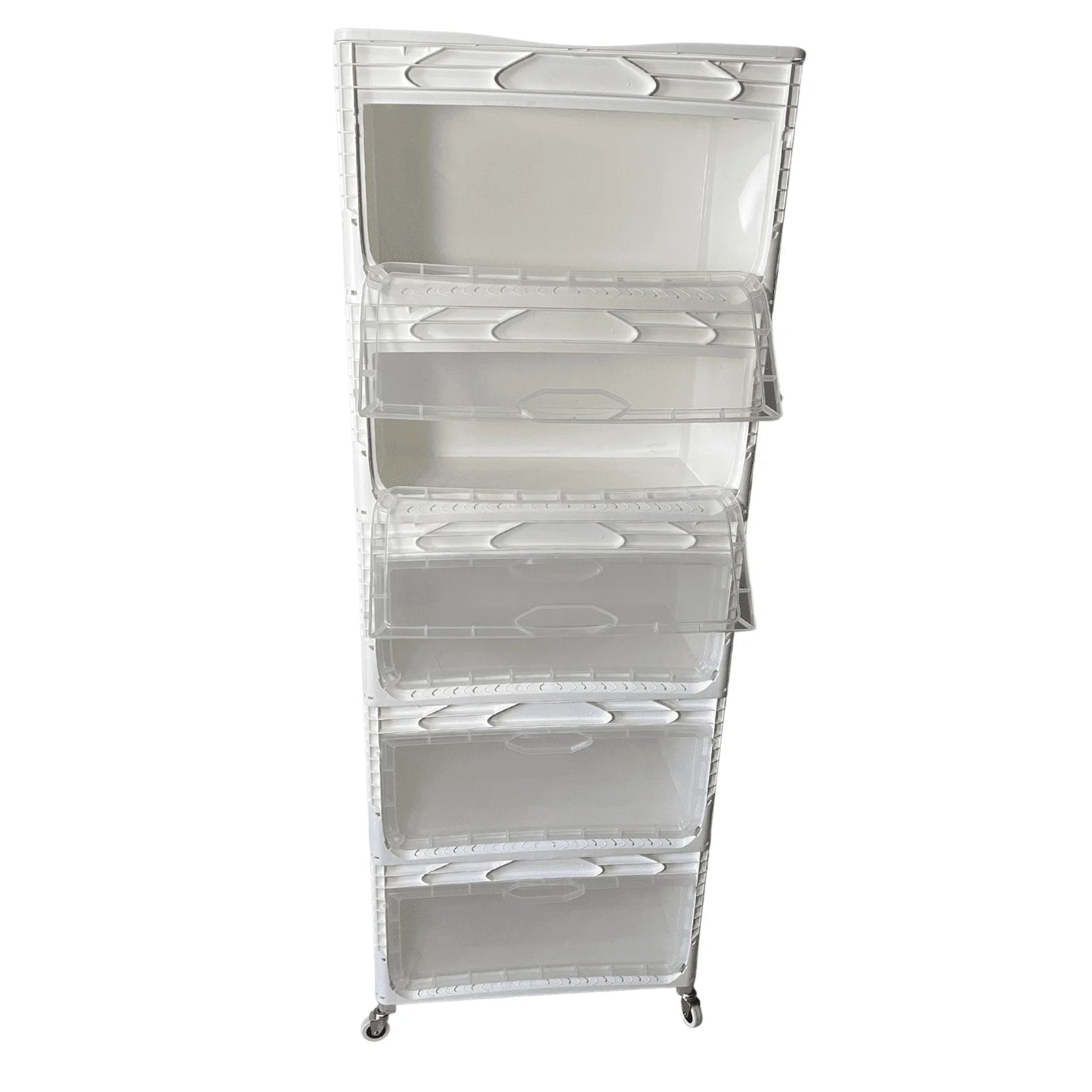 Yandan Kapaklı Plastik Kasa 60x40x32 cm