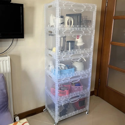 Yandan Kapaklı Plastik Kasa 60x40x32 cm