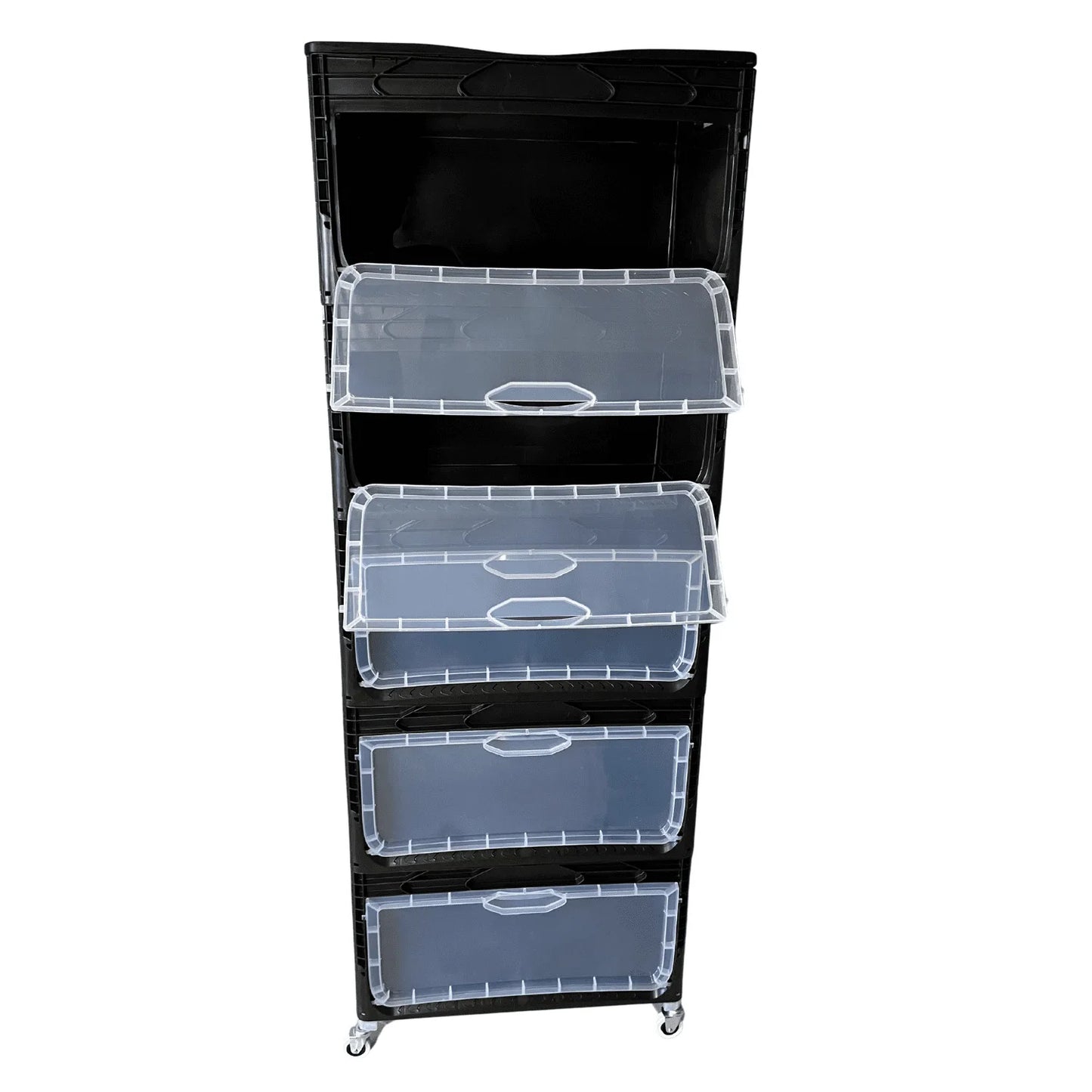 Yandan Kapaklı Plastik Kasa 60x40x32 cm