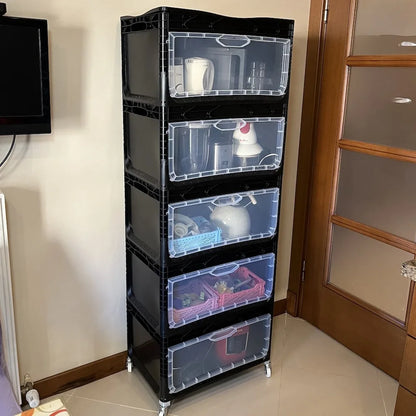 Yandan Kapaklı Plastik Kasa 60x40x32 cm